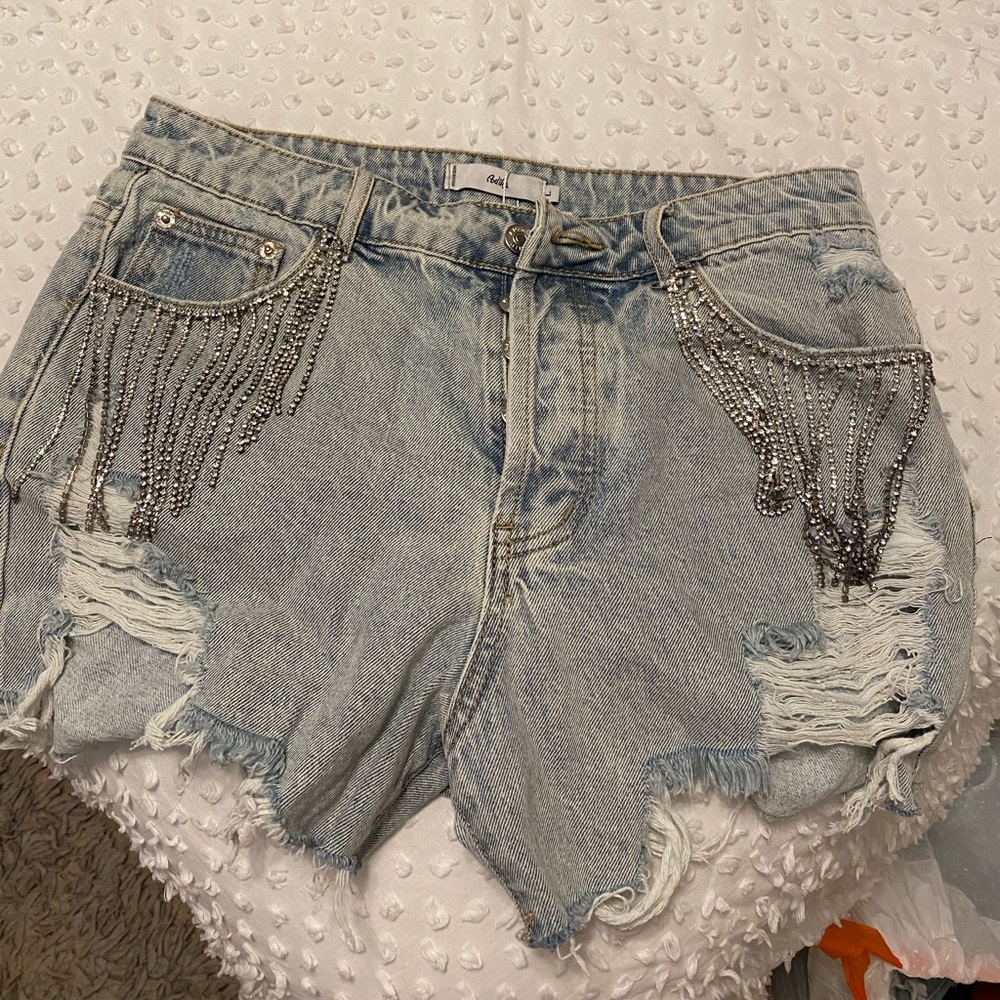 ADIKA jean shorts brand new with tags